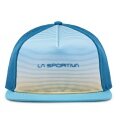 La Sportiva Czapka Basecap Fade Trucker niebiesko-przestrzenna/żółta