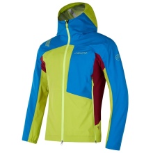 La Sportiva Softshell Jacket Crizzle EVO Shell (odporna na wiatr i wodę, oddychająca) limonkowo/niebieska męska