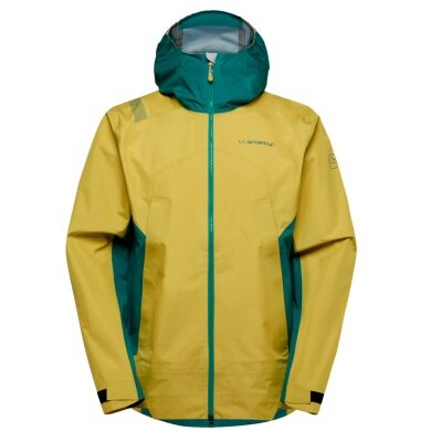 La Sportiva Softshell Jacket Discover Shell (wiatrproof, wodoodporny) żółty/everglade mężczyźni