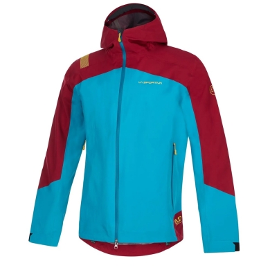 La Sportiva Kurtka Softshell Sirius Evo Shell (3-warstwowa) niebieska/czerwono-ciemna męska