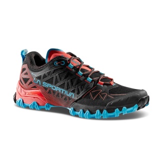 La Sportiva Trail buty biegowe Bushido II GTX (wodoodporne) czarny/czerwony/niebieski damskie