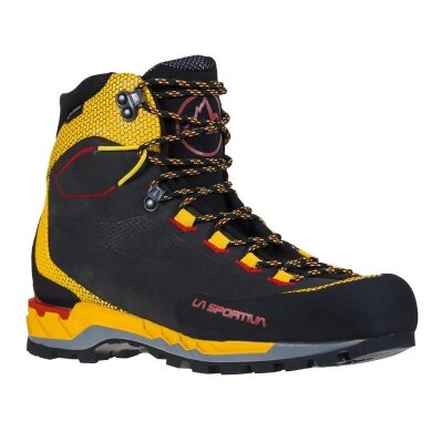 La Sportiva Buty trekkingowe Trango Tech Leather GTX (nubuk, wodoodporne) czarne/żółte męskie