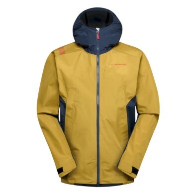 Kurtka Softshell La Sportiva Discover Shell (wiatrproof, wodoodporna) żółto-skyblue dla mężczyzn