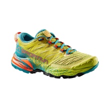 La Sportiva Trail buty biegowe Akasha II żółto-niebieskie damskie