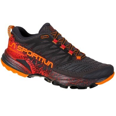 La Sportiva Trail buty biegowe Akasha II czarne/czerwone/pomarańczowe damskie