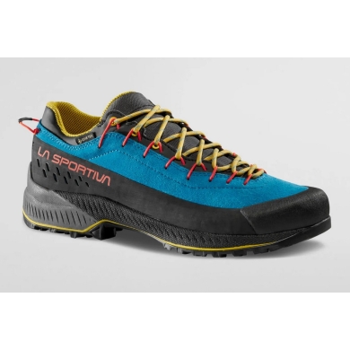 La Sportiva Buty trekkingowe TX 4 Evo GTX (podejście, skóra zamszowa, wodoodporne) tropicblue/żółty męskie