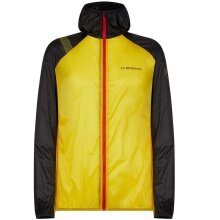 La Sportiva Trailowa kurtka biegowa Blizzard Windbreaker (odporna na wiatr i wodę) czarna/żółta męska