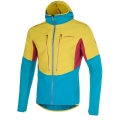 La Sportiva Fleece-Kurtka z kapturem Session Tech Hoody (do skituringu) żółta/niebieska męska