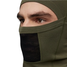 Le Bent Wielofunkcyjna chusta (ochraniacz na szyję) Midweight Mesh Balaclava ciemnozielona