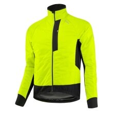 Löffler kurtka rowerowa Bike Iso-Jacket Hotbond PL60 (PrimaLoft® Gold, wiatroszczelna, wodoodporna) 2024 neonowy żółty mężczyźni