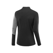 Löffler Koszulka z długim rękawem Block Transtex Merino Midlayer (Half-Zip, izolacja cieplna) czarna/szara męska