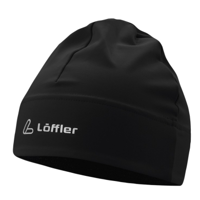 Czapka Löffler (Beanie) Mono - izolacja termiczna - czarna