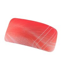 Opaska na głowę Löffler Elastic Headband Open Cut (lekka, elastyczna) czerwona/różowa