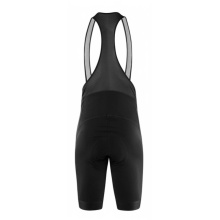 Spodenki rowerowe Löffler Bib-Shorts Bike Basic (oddychające, szybko schnące, dopasowane) czarne/szare męskie