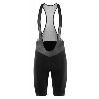 Spodenki rowerowe Löffler Bib-Shorts Bike Basic (oddychające, szybko schnące, dopasowane) czarne/szare męskie