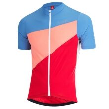 Koszulka rowerowa Löffler Bike Jersey Lefty (pełny zamek, 3 tylne kieszenie, szybkoschnąca) kolorowa męska