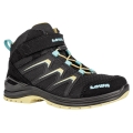 Lowa Buty trekkingowe Maddox Mid GTX Junior (Tekstylia/Syntetyk, wodoodporne) czarny/musztardowy Dzieci