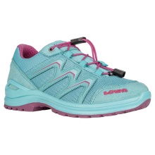 Lowa Buty trekkingowe Maddox Low GTX Junior (Tekstylia/Syntetyk, wodoodporne) niebieski/bordowy Dzieci