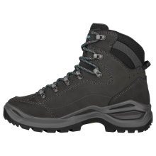 Lowa buty trekkingowe Renegade Evo Mid GTX S (wszechstronne, nubuk, wodoodporne) 2025 szary asfalt/turkus damskie