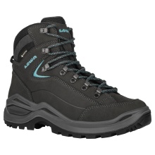 Lowa buty trekkingowe Renegade Evo Mid GTX (wszechstronne, nubuk, wodoodporne) 2025 asfaltowo-szare/turkusowe damskie