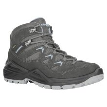 Lowa Buty trekkingowe Sirkos Evo Mid GTX (Skóra zamszowa/Tekstylia, wodoodporne) antracytowo-szary/lodowy niebieski Damskie