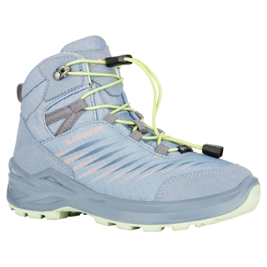 Lowa Buty trekkingowe Zirrox II GTX MID Junior (Wielofunkcyjne, wodoodporne) arktyczny niebieski/miętowy zielony Dzieci