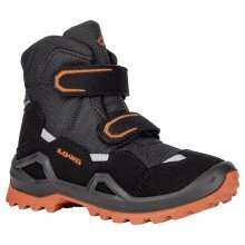 Lowa buty zimowe Milo Evo Mid GTX (Tekstylia/Syntetyk, wodoodporne) czarny/pomarańczowy dziecięce