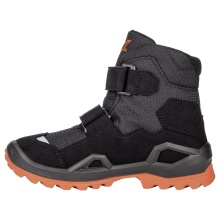 Lowa buty zimowe Milo Evo Mid GTX (tekstylia/synteza, wodoodporne) czarne/pomarańczowe Dziecięce