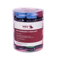 MSV Overgrip Cyber Wet 0.6mm (absorpcja potu/trwałość) sortiment 24 sztuk w pudełku