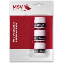 MSV Overgrip Prespi Absorb 0.6mm (wchłanianie potu/komfort) biały 3 szt.