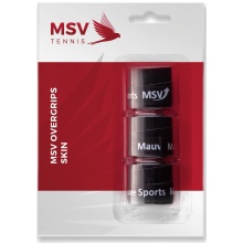 MSV Overgrip Skin perforowany 0.5mm (absorpcja potu/przyczepność) czarny 3 szt.