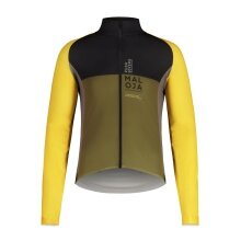 Maloja Kurtka rowerowa CagnoM Cycle Jacket (szybkoschnąca, elastyczny materiał Thermopile) żółto/zielona męska