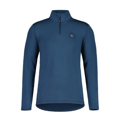 Maloja Langarmshirt CesarM Mountain Fleece (Halfzip, 4-Way Stretch, szybkoschnący) ciemnoniebieski mężczyźni