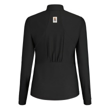 Maloja Langarmshirt WaldkrautM Midlayer Full Zip - wysoka swoboda ruchów - czarny Damski