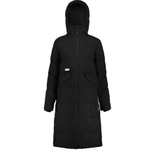 Maloja Zimowy płaszcz AnkogelM Urban Puffer Coat (wypełnienie ReDown, wiatroszczelny, bardzo ciepły) czarny damski