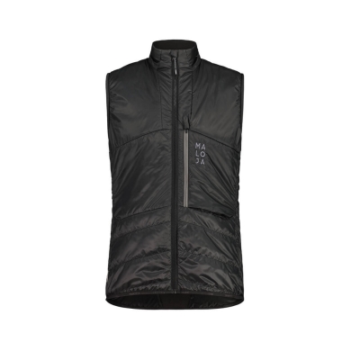 Maloja Ski-Weste ClesM Touring Puffer Vest (wodoodporna, ocieplenie Primaloft BIO) czarna męska