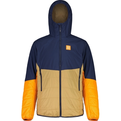 Maloja Kurtka narciarska PikujM Ski Touring Puffer (wiatroszczelna, izolacja PrimaLoft® Gold) granatowo/wielokolorowa męska