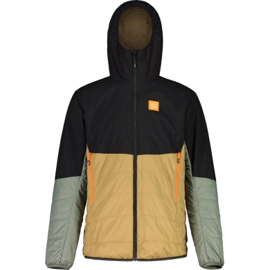 Maloja Kurtka narciarska PikujM Ski Touring Puffer (wiatroszczelna, izolacja PrimaLoft® Gold) czarna/wielokolorowa męska