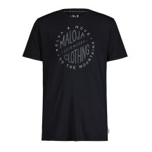 Maloja T-shirt rekreacyjne SerdesM (Bawełna/Modal) czarny męski