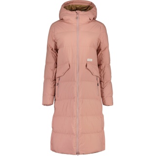 Maloja Płaszcz zimowy AnkogelM Urban ReDown Coat (2-warstwy, wiatroszczelny, bardzo ciepły) mauvepink Damski