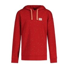 Maloja Bluza z kapturem ArsiaG. Organic Sweat Hoody (Bawełna ekologiczna) czerwona dziecięca