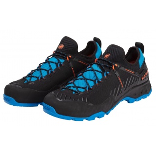 Mammut Buty trekkingowe Alnasca II Low Knit GTX (wodoodporne) czarny/niebieski męskie