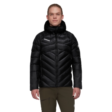 Mammut Kurtka puchowa Taiss Insulated Hooded (bardzo lekka, wodoodporna) czarna męska