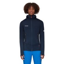 Mammut Fleecejacka Taiss Light ML Hooded (Warstwa pośrednia, 4-kierunkowy stretch) granatowy mężczyźni