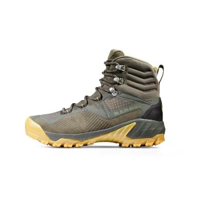 Mammut Buty trekkingowe Sapuen High GTX (skóra zamszowa, wodoodporne) ciemnozielone Damskie