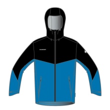 Mammut Kurtka przeciwdeszczowa/wędrówkowa Convey Tour Hardshell z kapturem (Gore-Tex 2.5-warstwowy) niebieska męska