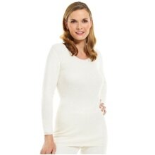 Medima Bielizna Damska Longsleeve (50% Angora) biała (Rozm. S-L)