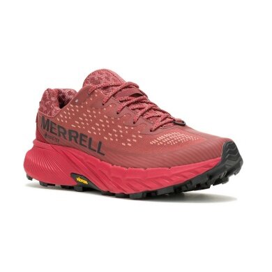 Merrell Trailbuty biegowe Agility Peak 5 GTX (wodoodporne, Rock Plate) czerwony/różowy męskie