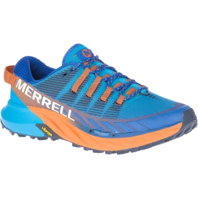 Merrell Trail-Buty biegowe Agility Peak 4 (zintegrowane sznurowanie, płyta ochronna) niebieskie męskie