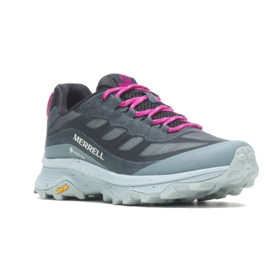 Merrell Trail-Buty biegowe Moab Speed GTX (wodoodporne) granatowe/jasnoniebieskie damskie